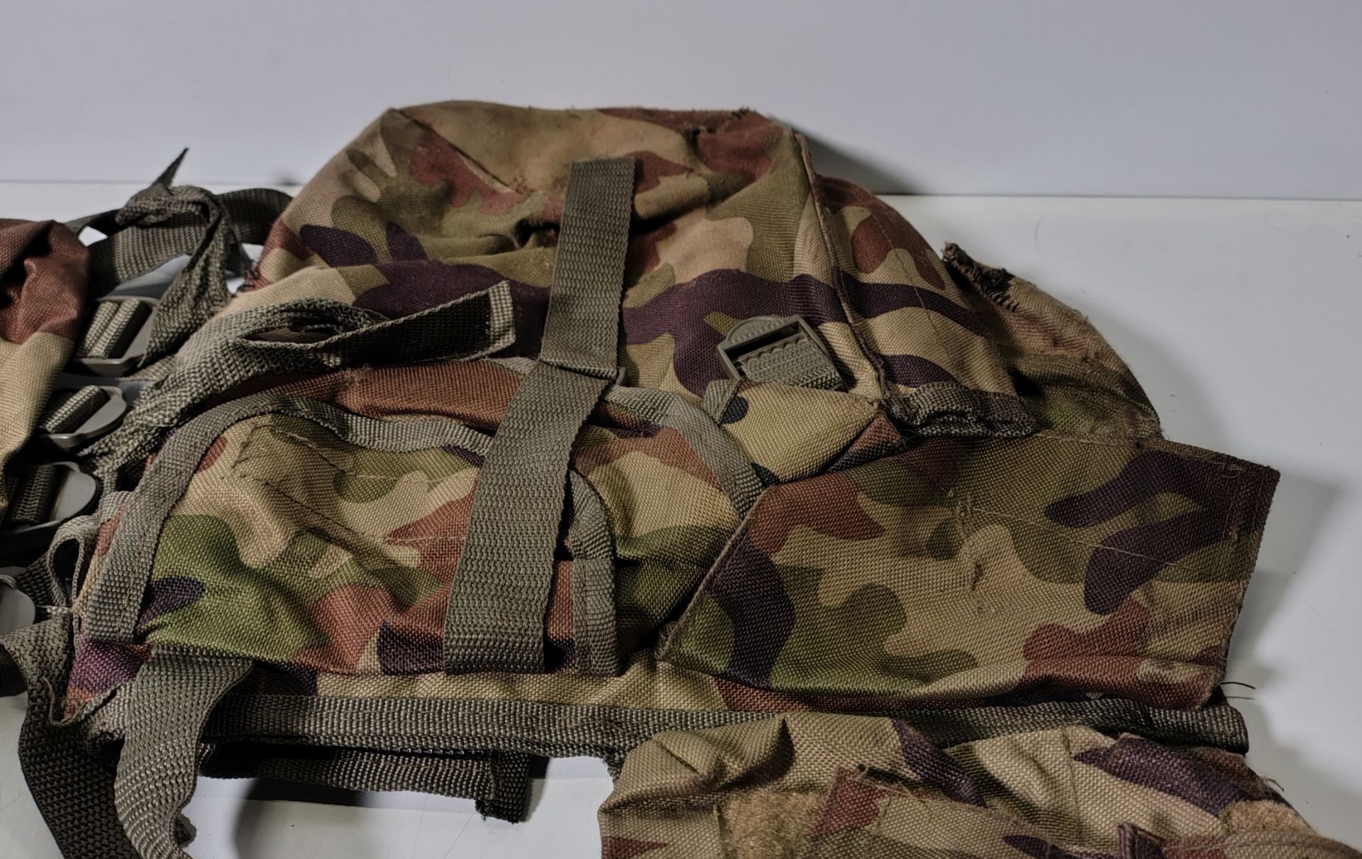 Various types of ex-military DPM accessories - 150kg – may require repair/be incomplete - Image 15 of 18