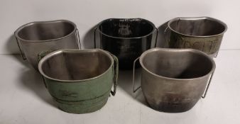 29x Aluminium canteen cups
