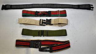 120x British Forces belts - various types and sizes
