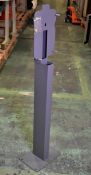 Alfen 803873036-ICU Eve Single charging station column - base: L 300 x W 200mm