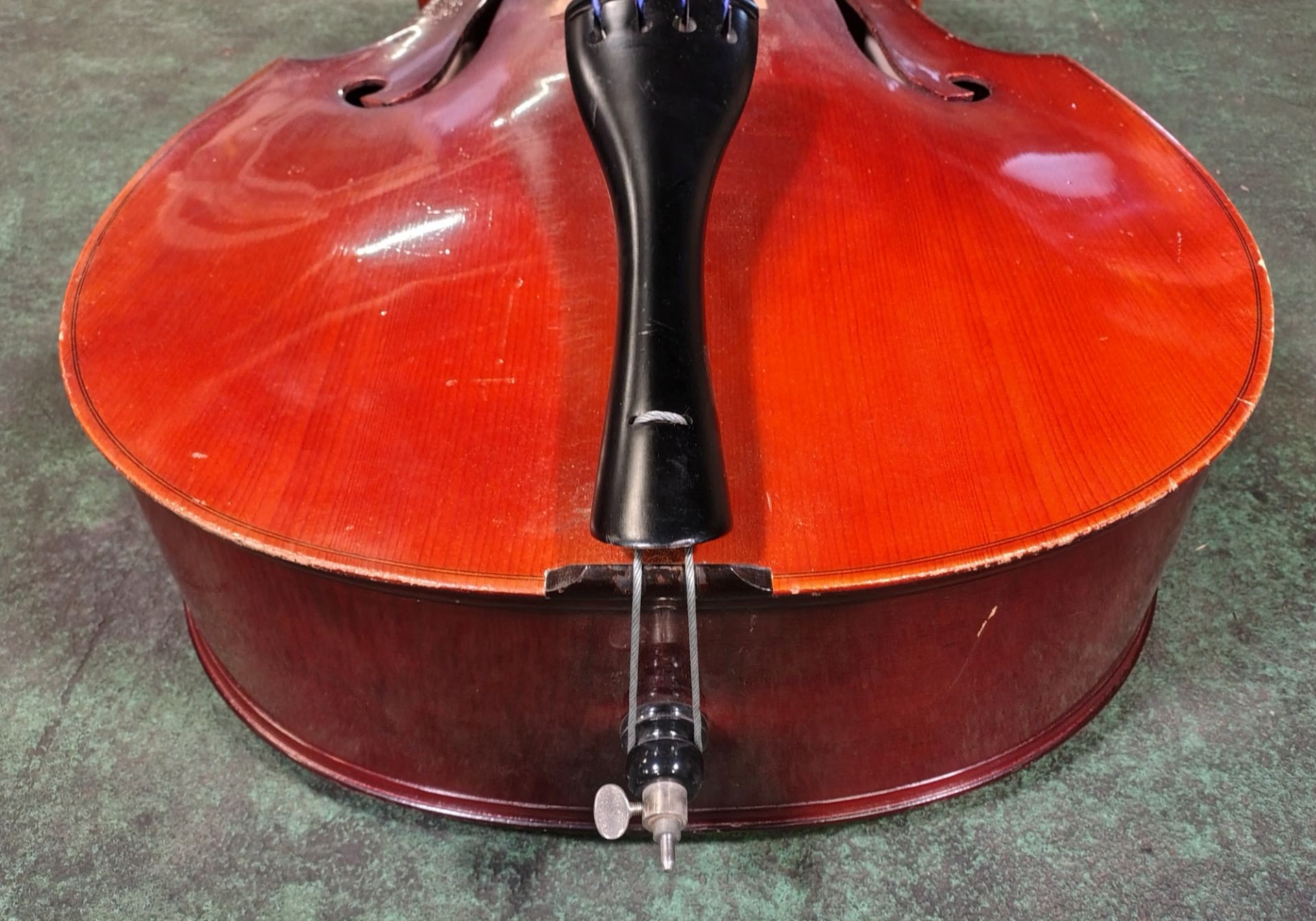 Roderich Paesold S90P 4 string double bass with felt lined hard plastic case - Image 5 of 14