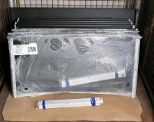 8x Mechanic tote tray drawers and trolley base with castors (no cabinet)