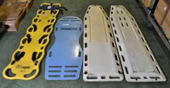 4x spinal & transfer boards - full details in the description