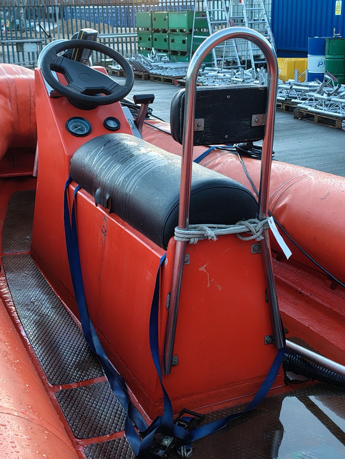 Tornado 5.1 RIB boat with Suzuki DT75 oil injection 2 stroke outboard engine on a trailer - Image 15 of 20