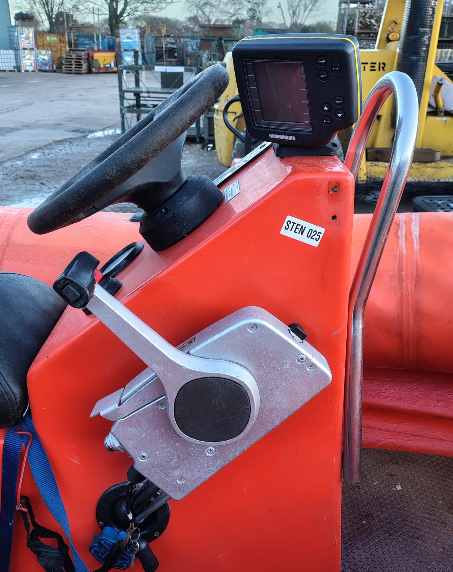 Tornado 5.1 RIB boat with Suzuki DT75 oil injection 2 stroke outboard engine on a trailer - Image 5 of 20