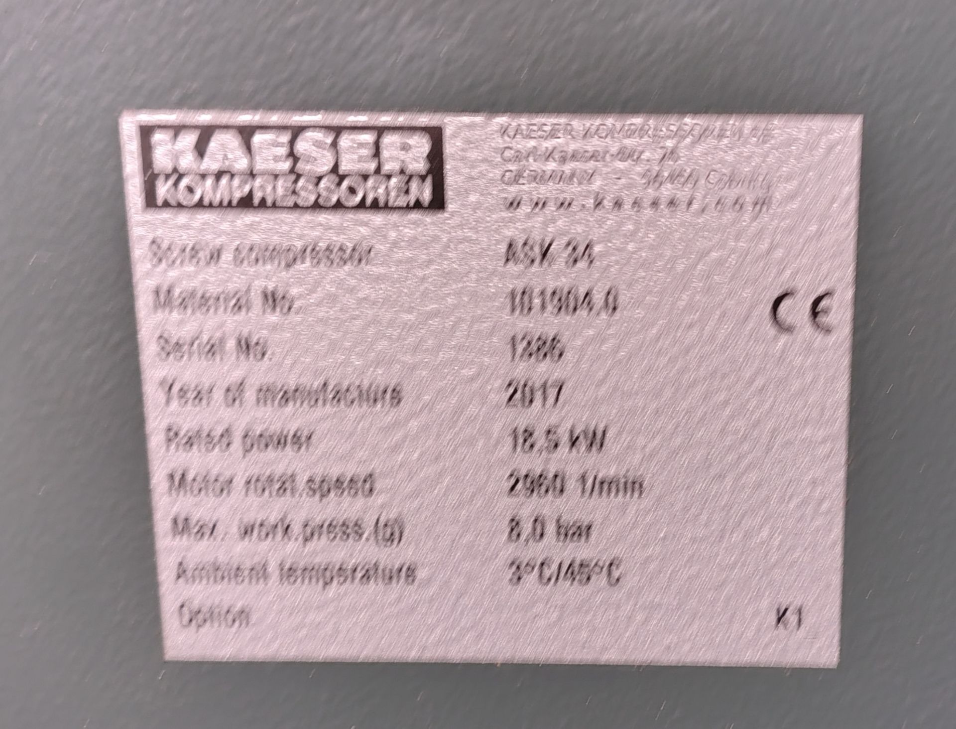 Kaeser HPC ASK34 compressor with extras - full details in the description - Image 6 of 24
