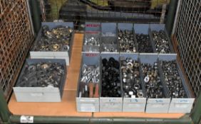 Workshop hardware and consumables - bolts, nuts and washers - mixed sizes