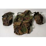 Various types of ex-military DPM accessories - 167kg – may require repair / be incomplete