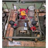 Factair FLF16P Briggs and Stratton powered air compressor - Serial no. 1281