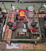 Factair FLF16P Briggs and Stratton powered air compressor - Serial no. 1281