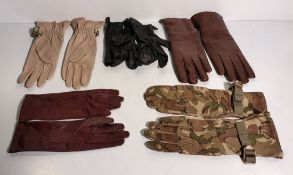 38x British Forces paired gloves - mixed styles & mixed sizes