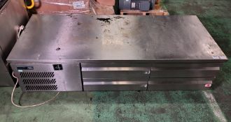 Williams 4 drawer low refrigerated unit - W 1960 x D 780 x H 540mm