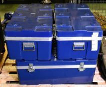 4x Portable tool cases - L 820 x W 450 x H 325mm