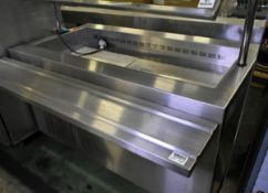 Moffat MRF15 stainless steel refrigerated service counter - W 1490 x D 1095 x H 1340mm