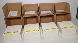 4x Matt:e SP-EVCP-T single phase EV voltage monitoring and protection unit - W 180 x D 100 x H 170mm