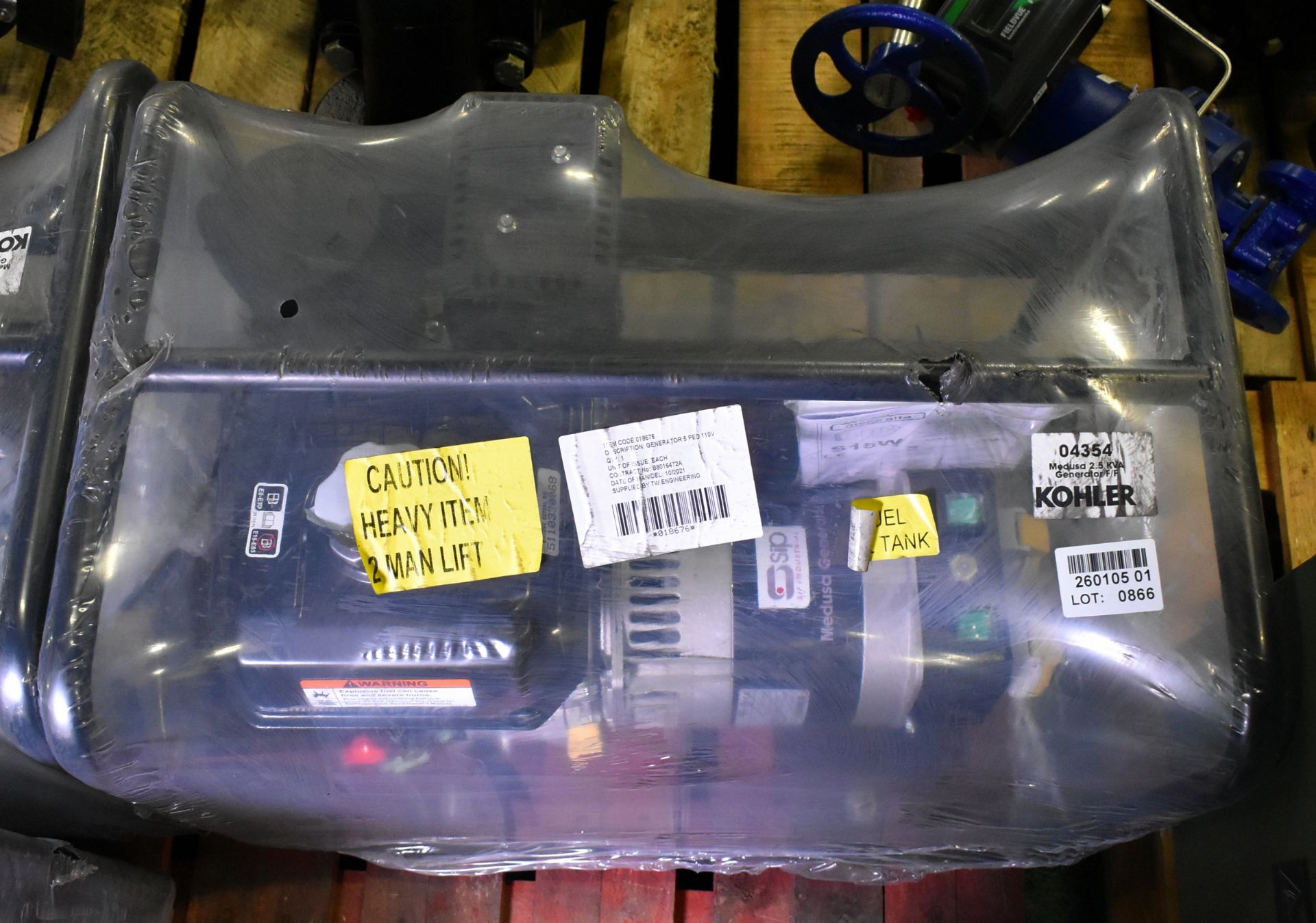 SIP Medusa 04534 petrol generator with user guide - 2.5 kVA - W 640 x D 430 x H 460mm - Image 6 of 6