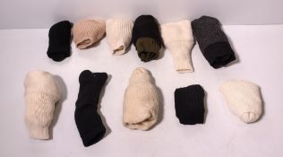 Various mixed socks - various sizes - paired & unpaired - unknown quantity - 181kg