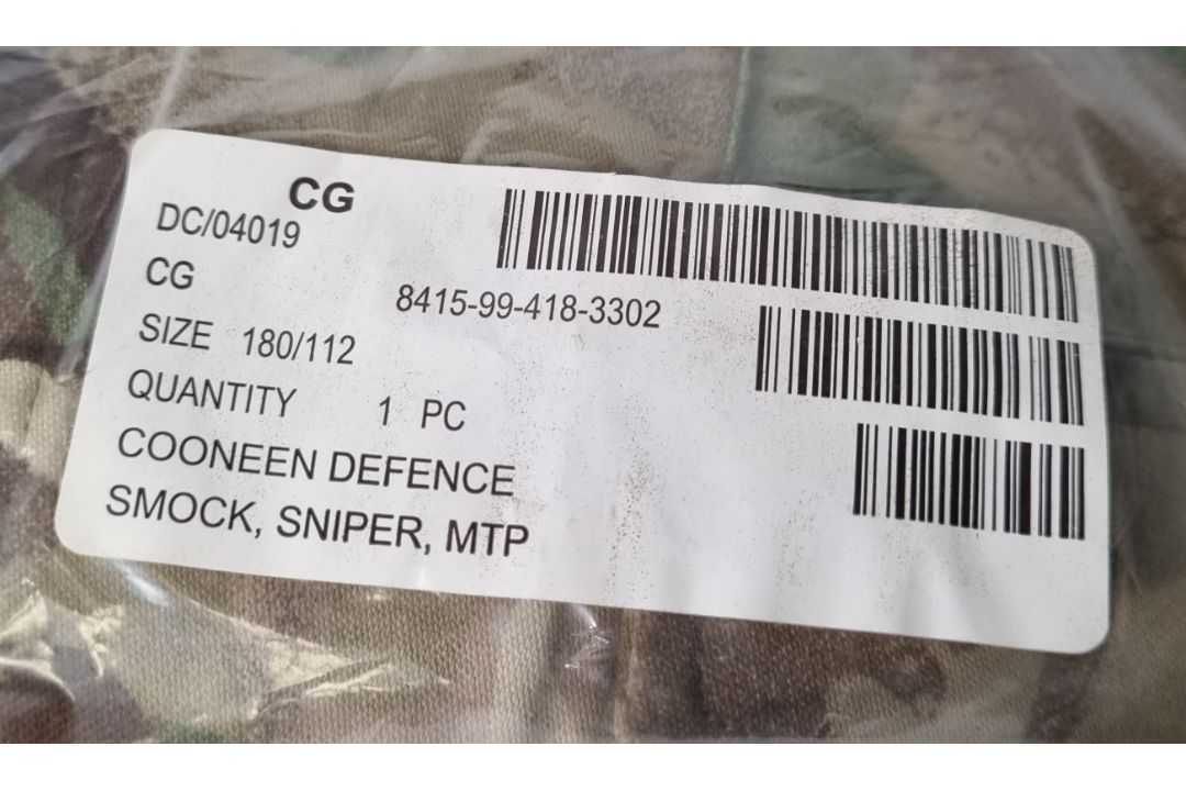 British force MTP sniper smock - 180/112 - Image 3 of 3