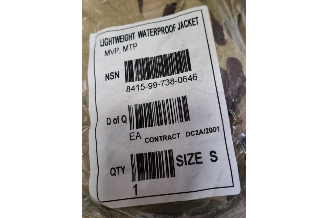 10x British Army MTP waterproof light weight jackets - mixed sizes - Image 8 of 9