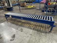 16x roller conveyors approx 9.1m L x 0.6m W x 0.7m H