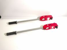 2x MHH Torqueleader 80-400Nm dial measuring torque wrenches