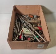 Hand tool items - mixed imperial threading taps and tap/die wrenches