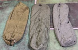 30x Medium weight sleeping bags - various types - may include arctic