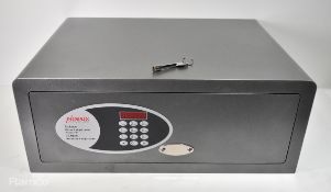 2x Phoenix Safe SS0311EH digital combination wall safes - graphite