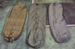 30x Medium weight sleeping bags - various types - may include arctic