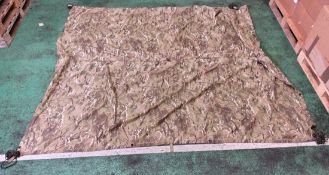 169x British Forces mixed sheets/covers - green/camo/desert - mixed sizes