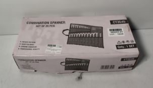 CT3545 25 piece combination spanner set