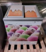 Elcold E 11 SLE ice cream/display freezer - W 730 x D 660 x H 850mm