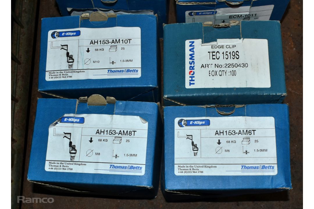Workshop consumables - Renold SD 16B-1 offset chain link, hex bush, spring/beam/edge clips - Image 2 of 9