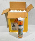 4x boxes of Sika SikaSeal 178 IRL white acrylic 300ml sealant & more - see desc.