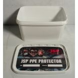 2x Boxes of 20x JSP PPE Protector storage containers for respirators
