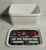 2x Boxes of 20x JSP PPE Protector storage containers for respirators