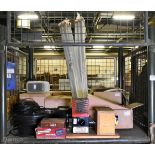 Mixed goods inc. storage containers, mop handles & catering parts - full details in the description