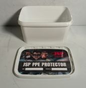 Box of 20x JSP PPE Protector storage containers for respirators