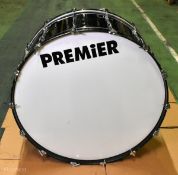 Premier concert bass drum with storage bag - 36 inch diameter