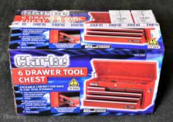 Clarke CTC600C 6 drawer tool chest - W 620 x D 260 x H 335mm