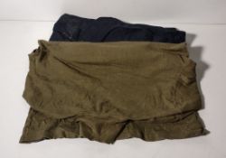 Various types of ex-military clothing - 205kg - may require repair or be as spares