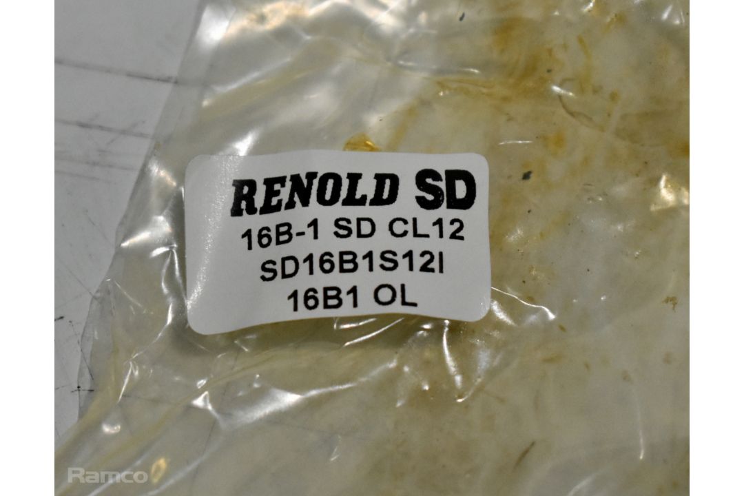 Workshop consumables - Renold SD 16B-1 offset chain link, hex bush, spring/beam/edge clips - Image 9 of 9