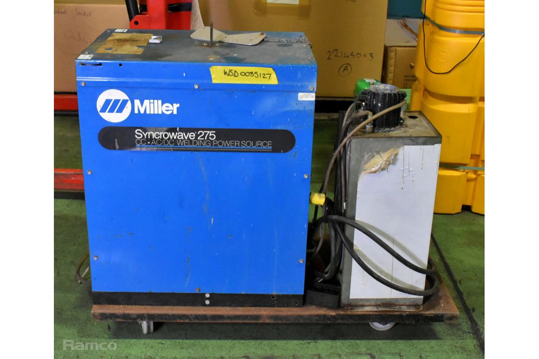 Miller Syncrowave 275 CC AC/DC welding power source - W 495 x D 700 x H 900mm - Image 4 of 10