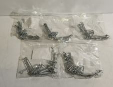 22x Boxes of 50x packs of Firefly internal safety clips for 50x50 trunking