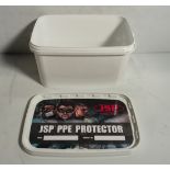 2x Boxes of 20x JSP PPE Protector storage containers for respirators
