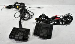 2x Streamax C6D AI advanced dash camera with wiring loom