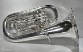 Besson Sovereign BE982 tuba in hard storage case - Serial No: 09300453