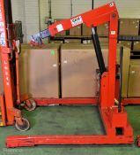 CAM Equipment FC1500-12V-S 1500kg engine hoist/workshop crane - W 1320 x D 1520 x H 1740mm