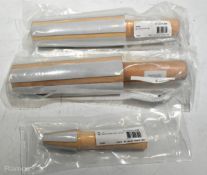 2x Cutline MK6 wiper cones and 1x SK30 wiper cone