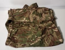 Various types of ex-military camo clothing - may include accessories - 223kg – may require repair